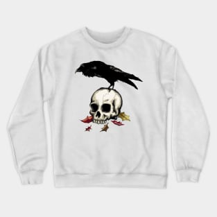 Crow Skull Crewneck Sweatshirt